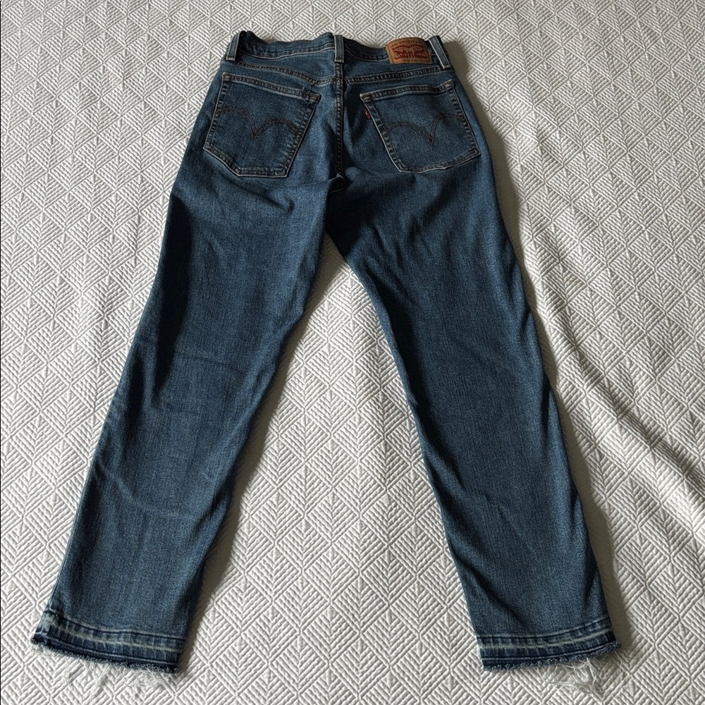 High Rise Blue Jeans - Picture 5 of 5
